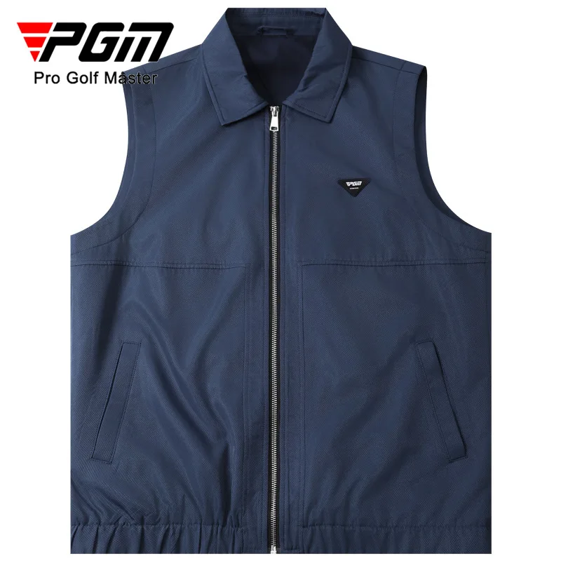 

PGM Men Golf Autumn Winter Windproof Collar Vest Jacket Clothes YF815