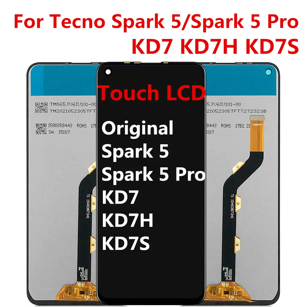شاشة لمس 6.6 بوصة لجهاز Tecno Spark 5: تقييم ونصائح للاستخدام