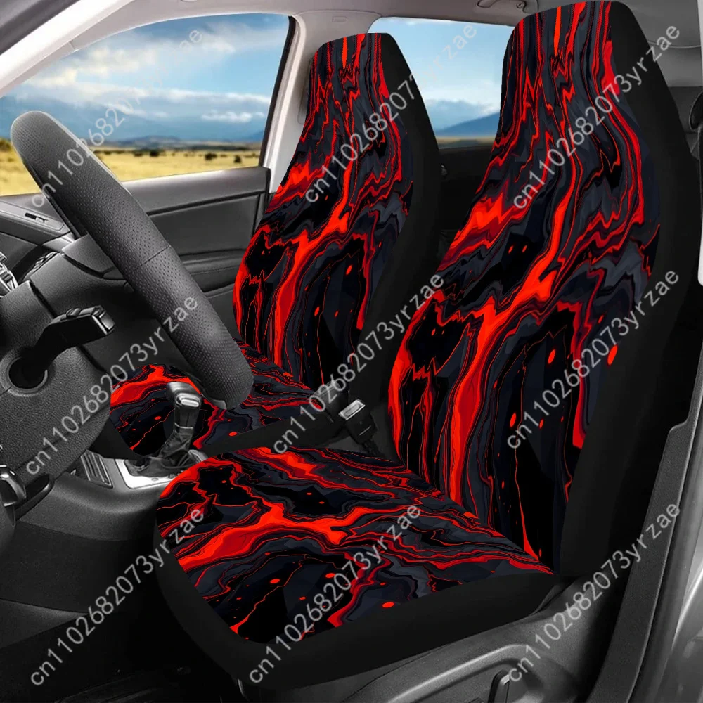 

Flame Abyss Car Seat Covers Universal Environmentally Friendly Interior Decorations Comfortable Breathable Car Seat Covers