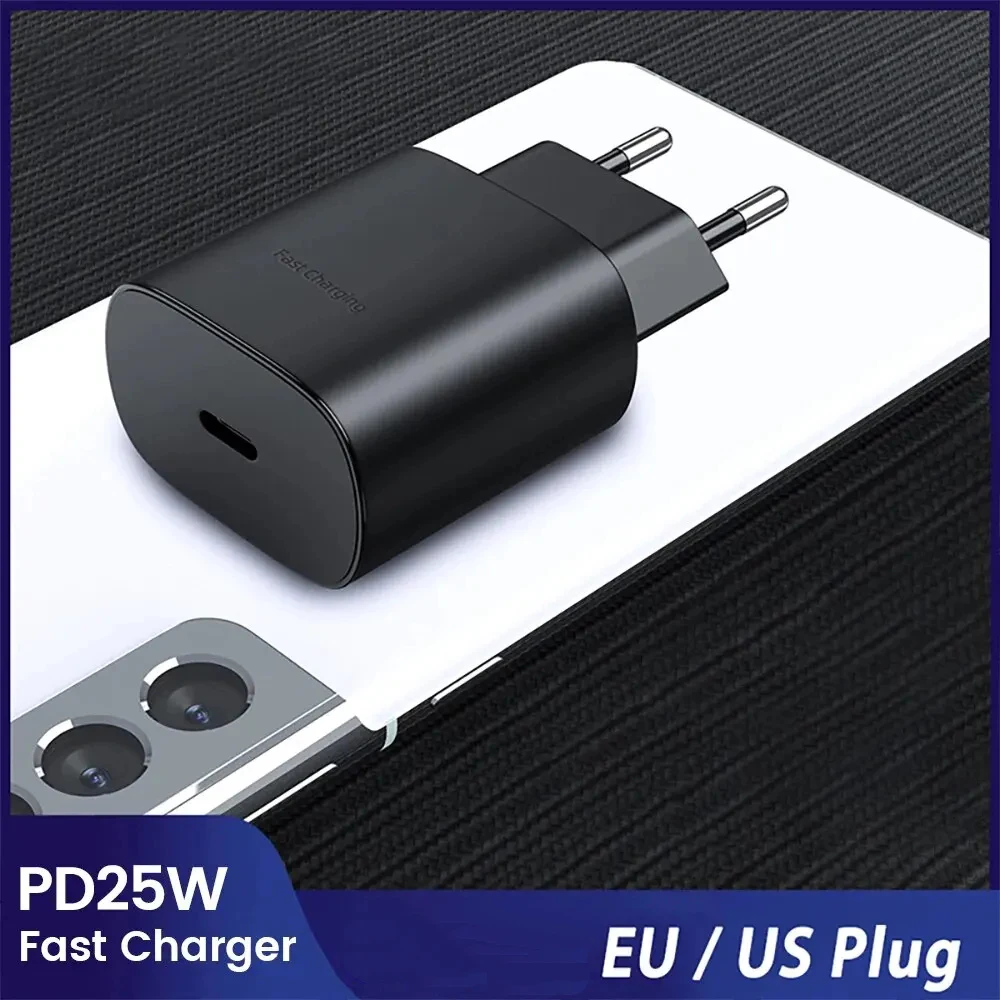 Pd 25W Usb C Oplader Snel Opladen 3.0 Super Snel Opladen   Galaxy S23 S22 S21ultra Note 20 A53 A73 A52 A72 Cargador