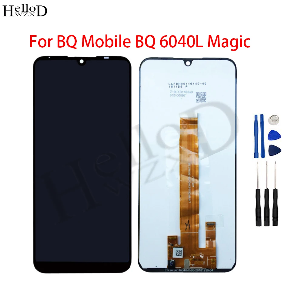 

Original 6.09" LCD Screen For BQ Molile BQ 6040L BQ-6040L Magic BQ6040 LCD Display Touch Screen Digitizer Assembly Repair Tools