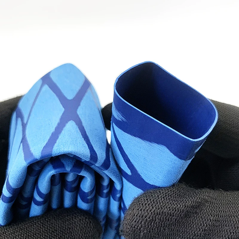 ID 15 18 20 22 25 28 30 35 40 45 50mm Flexible colored PE heat shrink tube Wire anti slip protection with patterned design tube