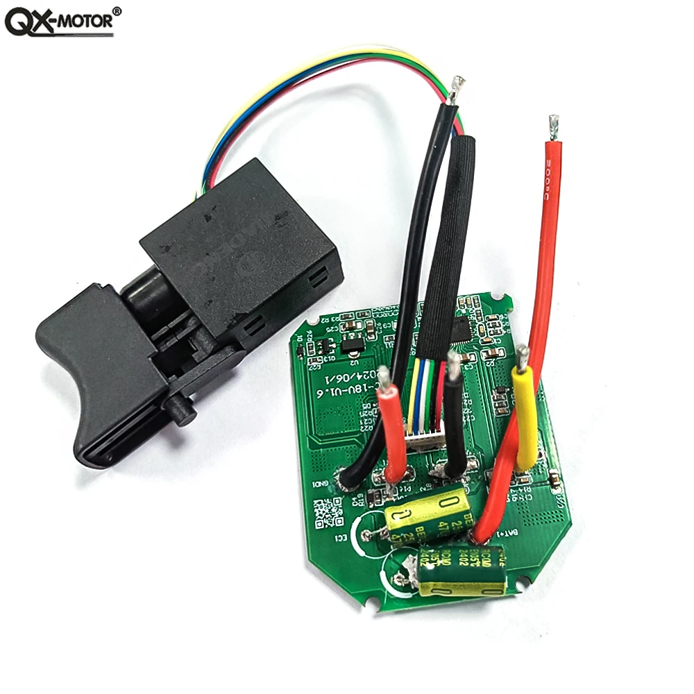 QX-MOTOR 50mm EDF 12 Blade Fan CCW 3300KV Brushless Motor Circuit Board 1000W Controller with Switch for Violent Fan Accessories