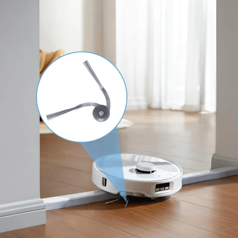 Cepillos laterales para accesorios de piezas de repuesto Roborock Q Revo Curv