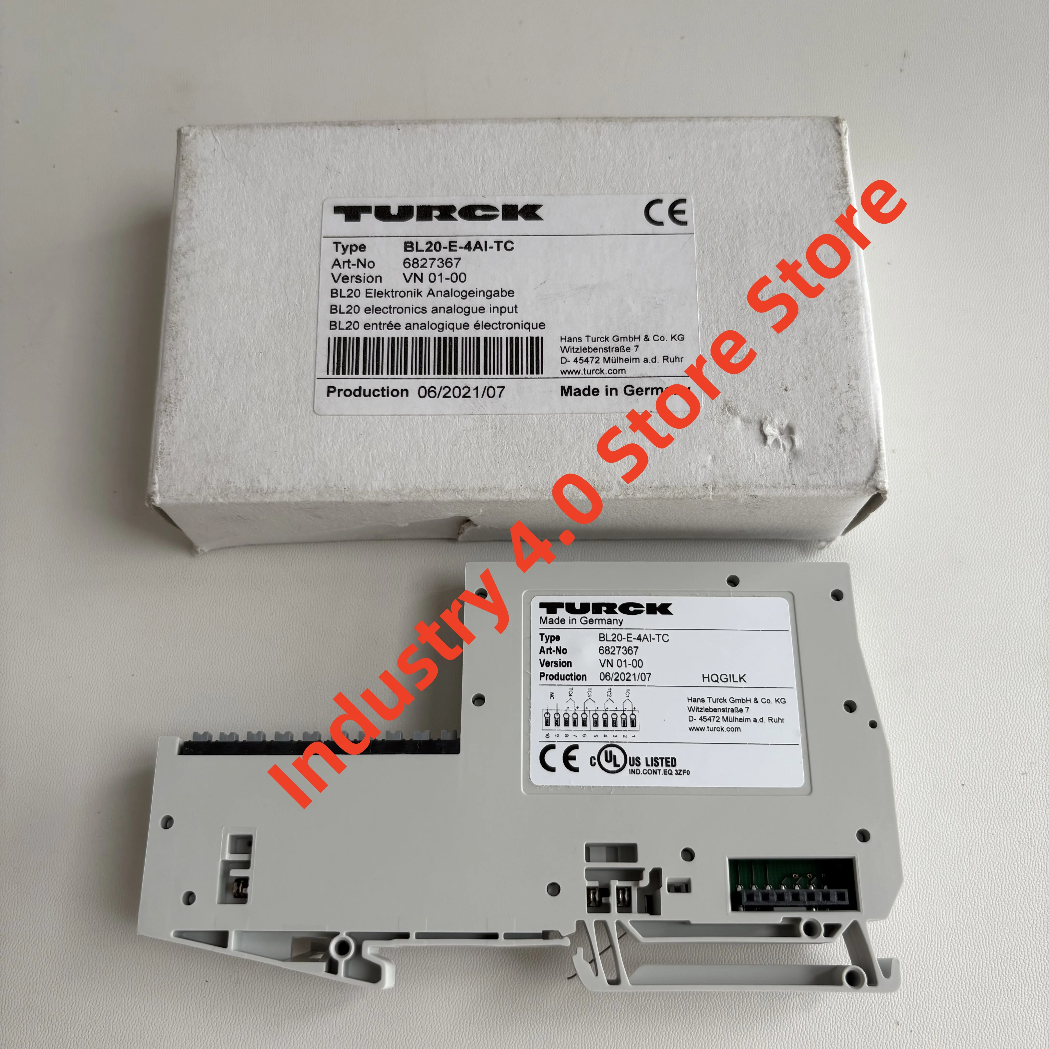 moduł BL20-E-4AI-TC 6827367 BL20-16DO-24VDC-0.5A-P 6827027 nowy oryginał