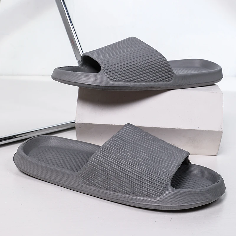 

Women Non-slip Bathroom Shoes Home Mute Slides Thick Platform Shoes Cloud Slippers Home Slippers Men'S Summer Bedroom Silent