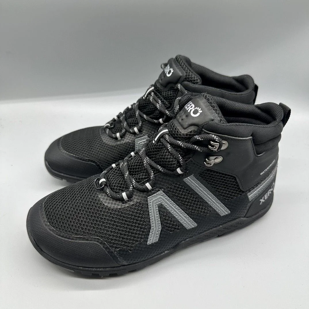 Men's High-Top Retro Leather Low-Heel Comfortable Casual Hiking Shoes Sizes 38-47
