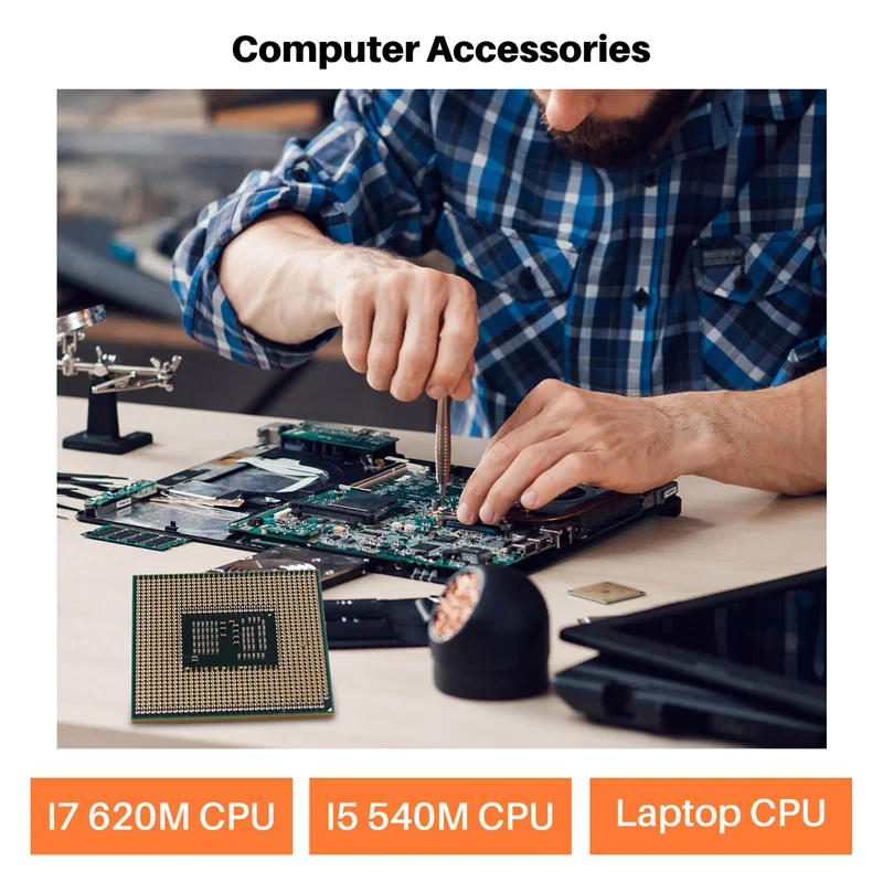 AT12 الكمبيوتر المحمول وحدة المعالجة المركزية الكمبيوتر المحمول الجزء I7 620M ملحقات الكمبيوتر الجديدة والعالية الجودة