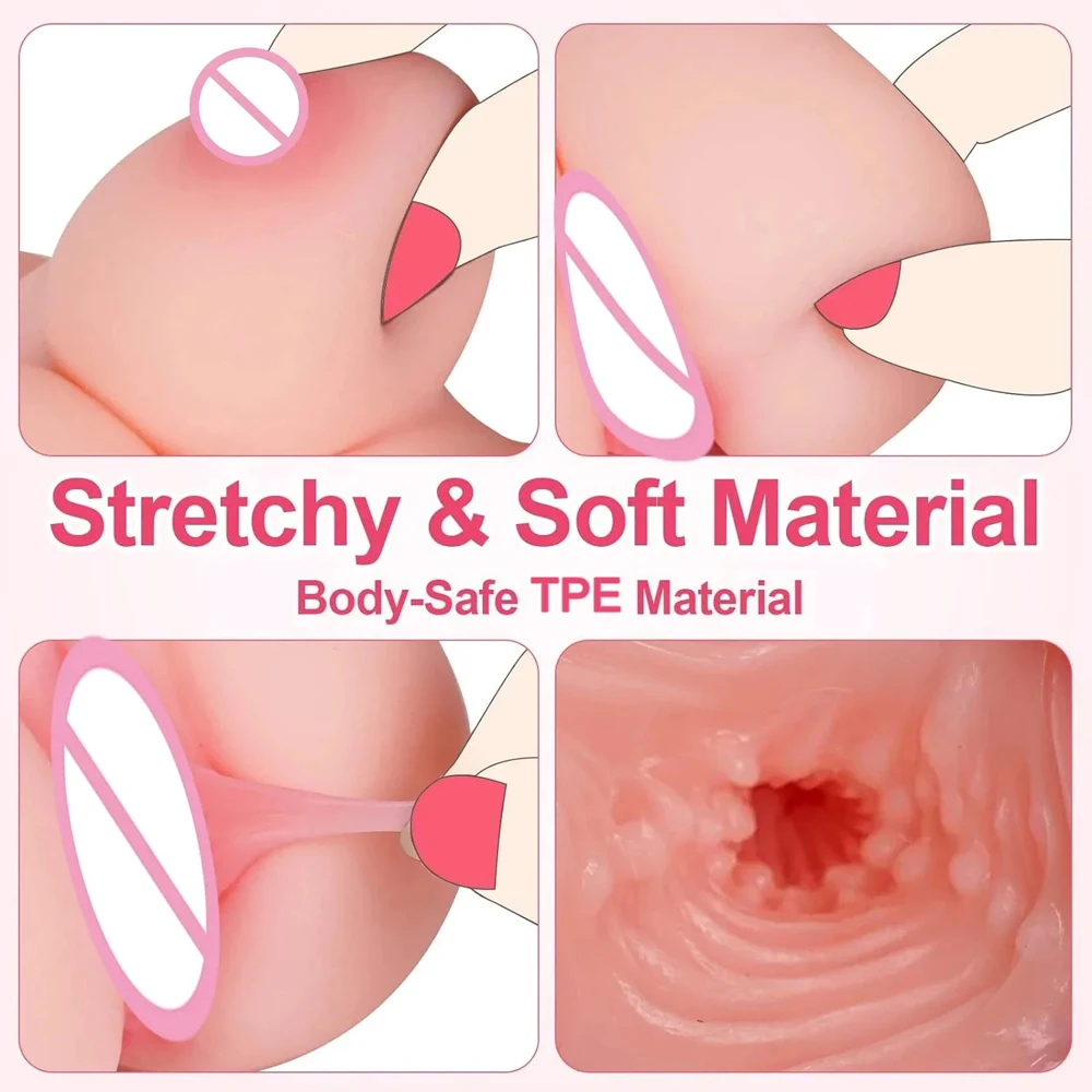 Mini boneca sexual masturbador masculino mini boneca do amor realista bolso buceta 3d realista texturizado vagina ânus peitos macios brinquedos sexy 18 +