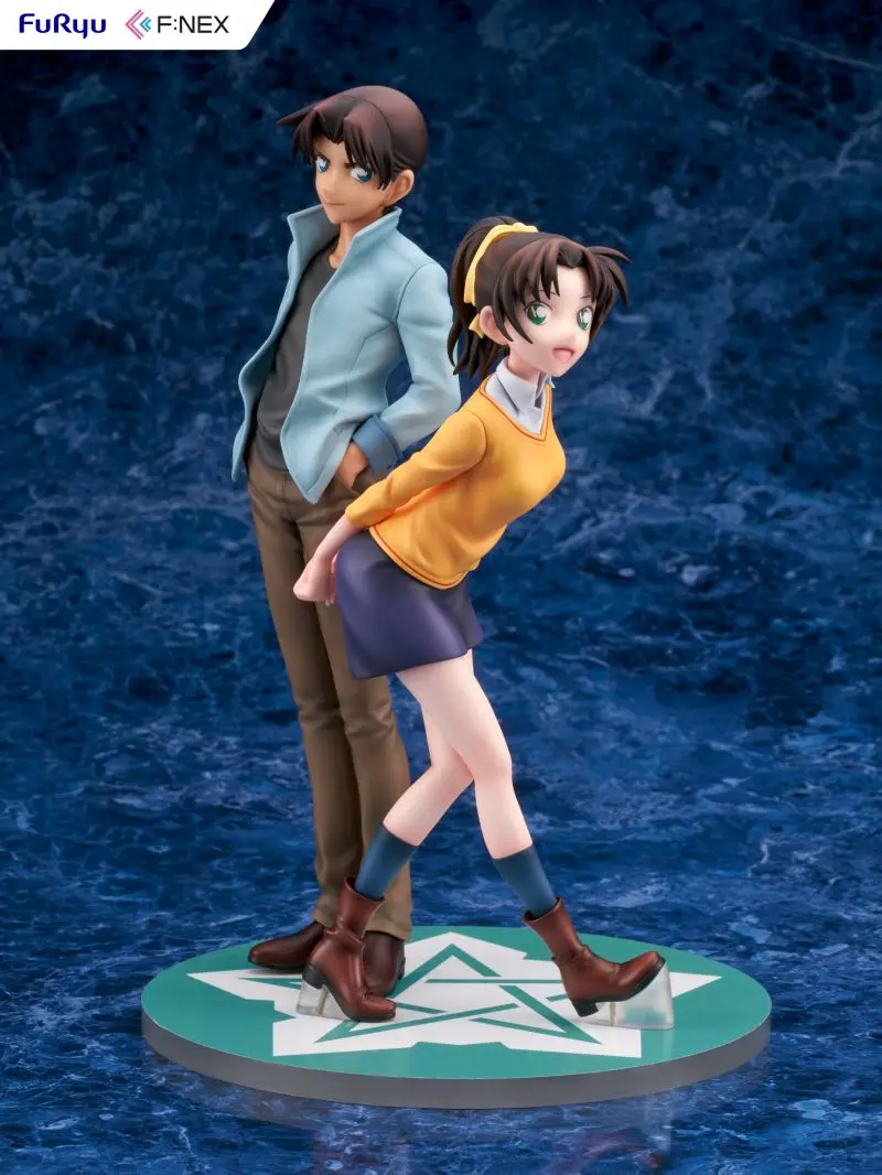 Original FNEX 1/7 Detective Conan Hattori Heiji Kirsten Thomas PVC Anime Action Figures Model Collection Toy