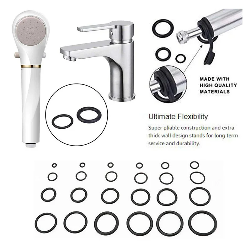 

Комплект резиновых уплотнительных колец, 1480 шт., 24 размера, уплотнения для гаражей, обычные сантехнические станки