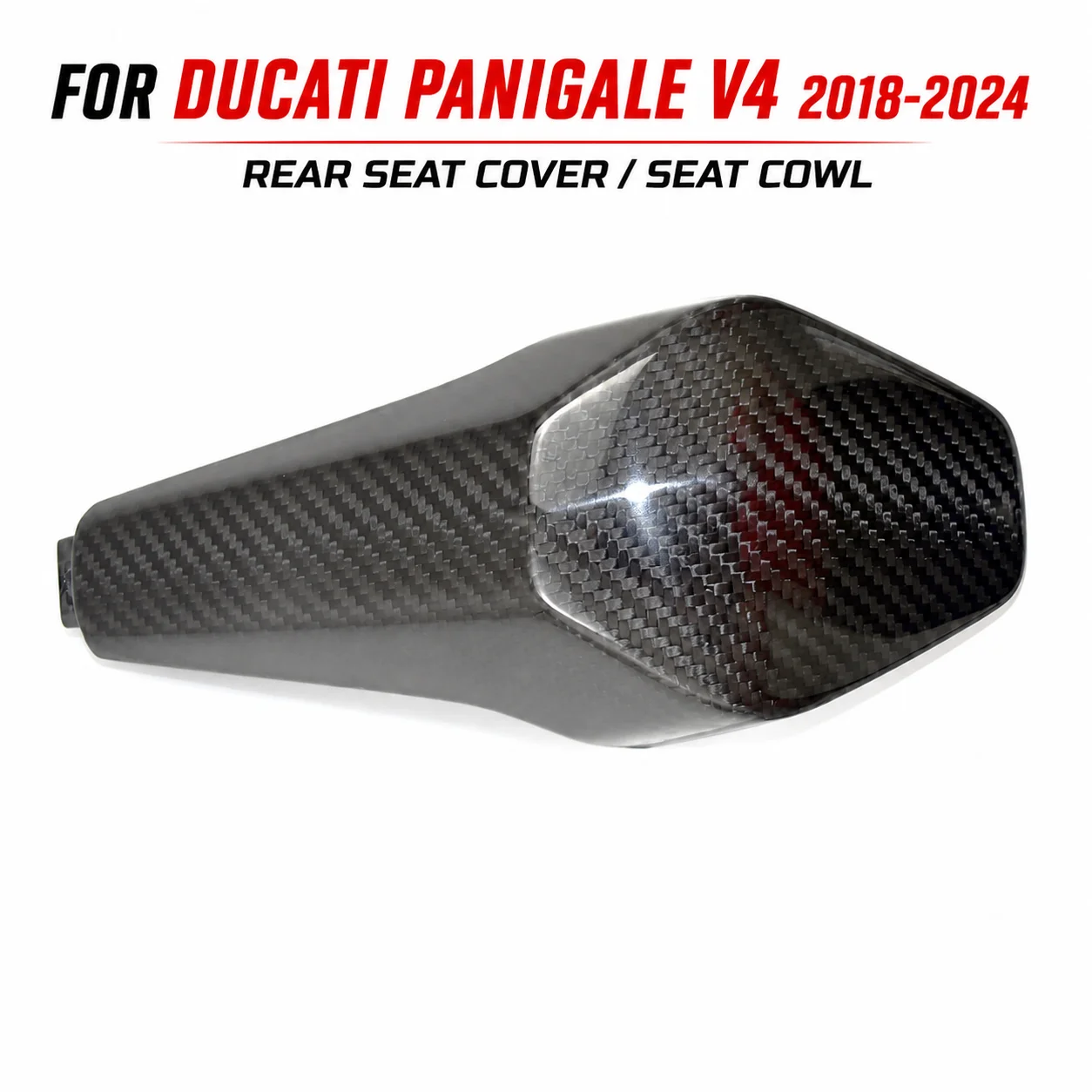 

Rear Seat Cover Seat Cowl For Ducati Panigale V4 2018-2024 Dry Carbon Fiber Motorcycle Accessories