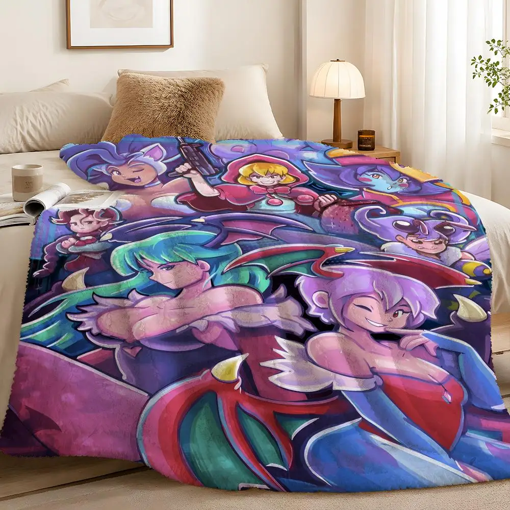 D-Darkstalkers Easy Care Colorful Washable Everyday Air Conditioning Comfortable Flexible Throw