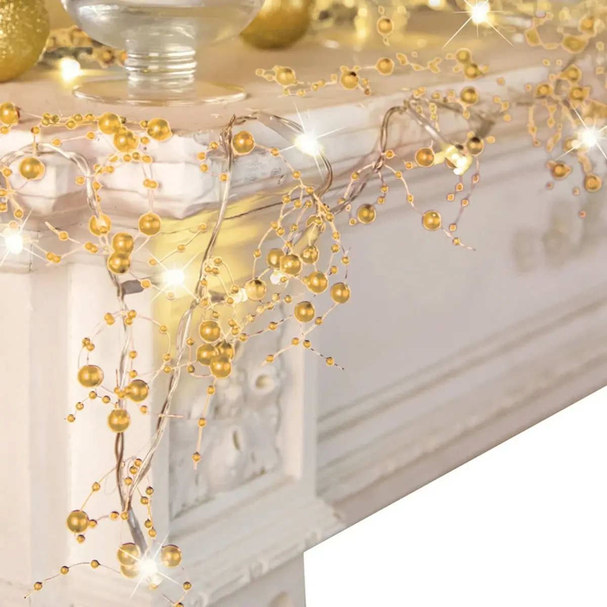 

Лампа в виде жемчужных шаров, 3 м