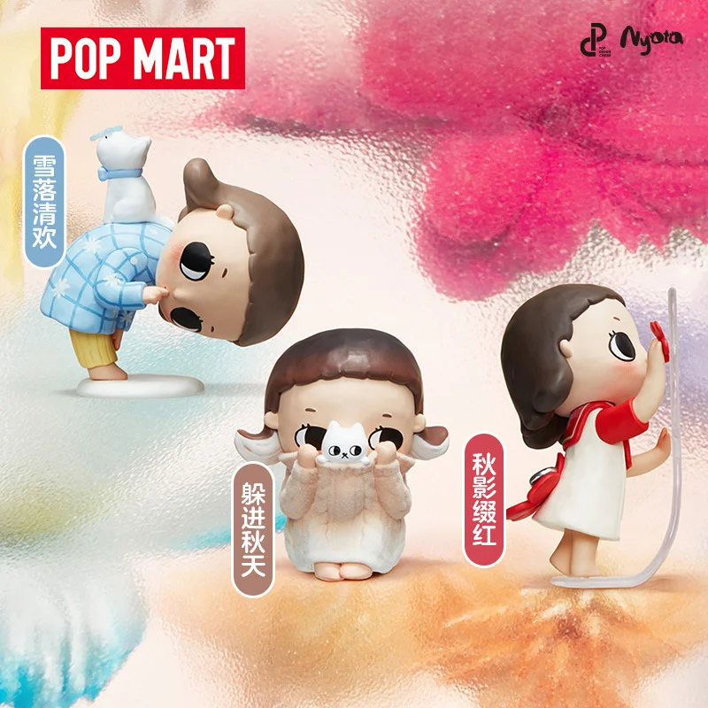 

POP MART Nyota I AM THE SEASONS Series Blind Box Mystery Box Caixa Sorpresa Girls Anime Figures Cute Model Birthday Gift Christm
