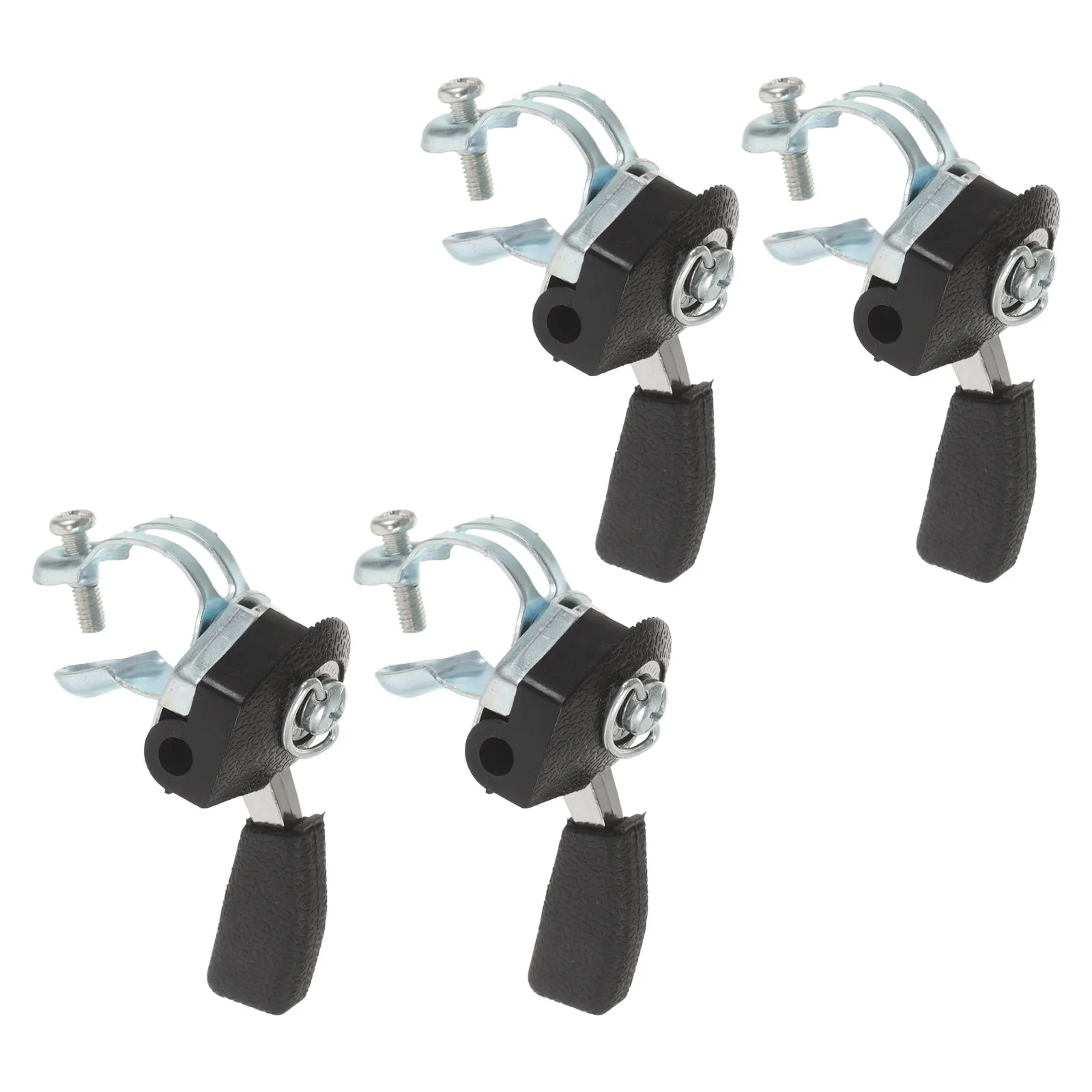 4Pcs Aluminum Thumb Shifter Throttle Control Lever Replacement for Go Kart Atv Garden Tractor Lawn Mower Handlebar Clamp