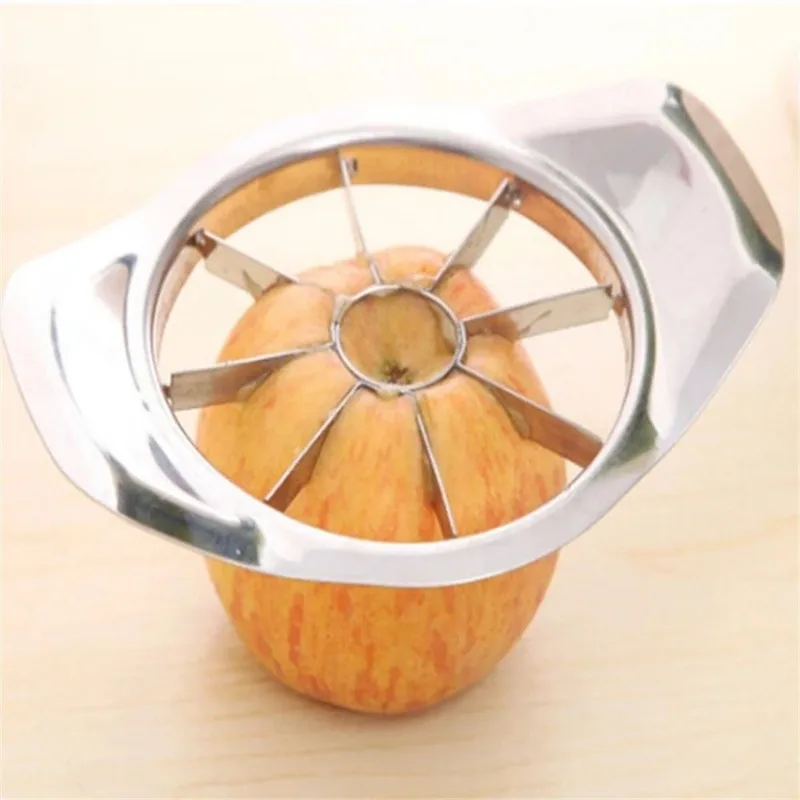 Apple Slicer, Stainless Steel, Corer with 8 Slice,Sharp Blades, Apple Divider Cutter for Kitchen Fruit Salad,Easy to Use