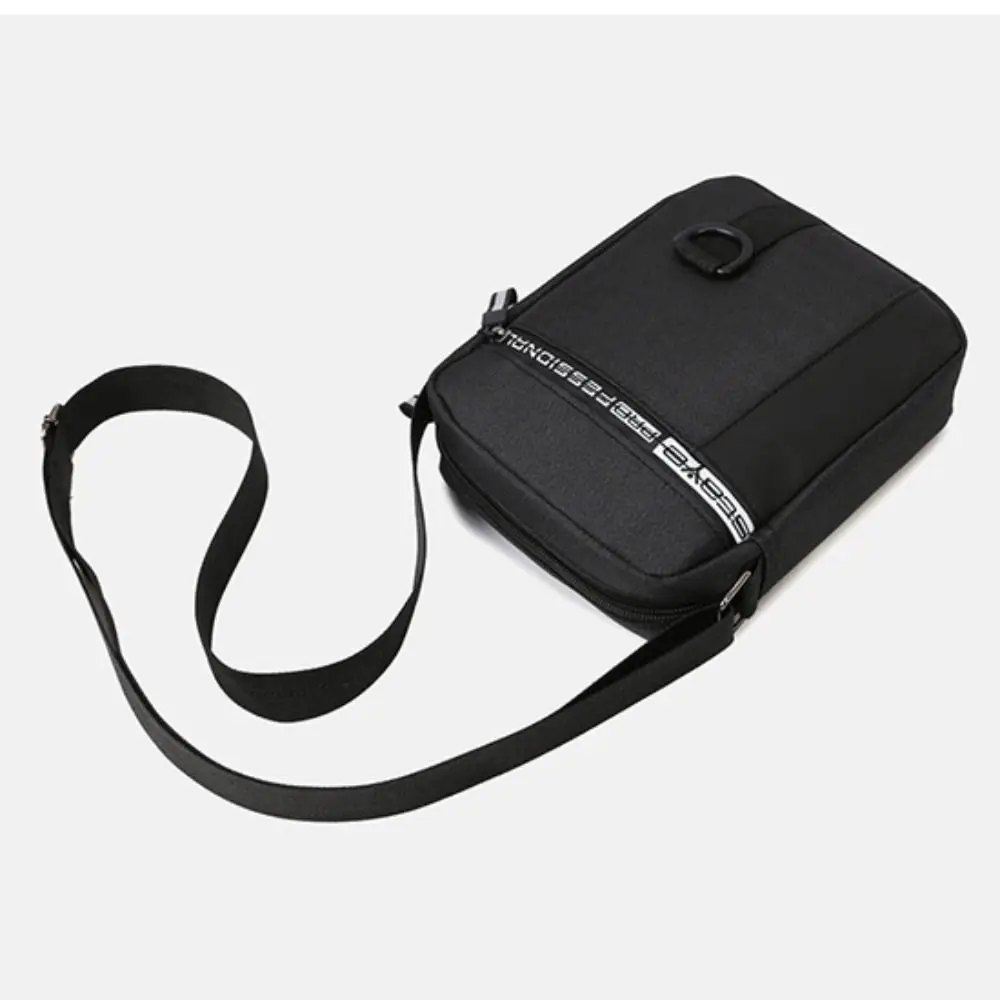 Portable Oxford Cloth Shoulder Bag Business Black Grey Blue Men Hand Bag Minimalists Casual and Fashionable Crossbody Bag