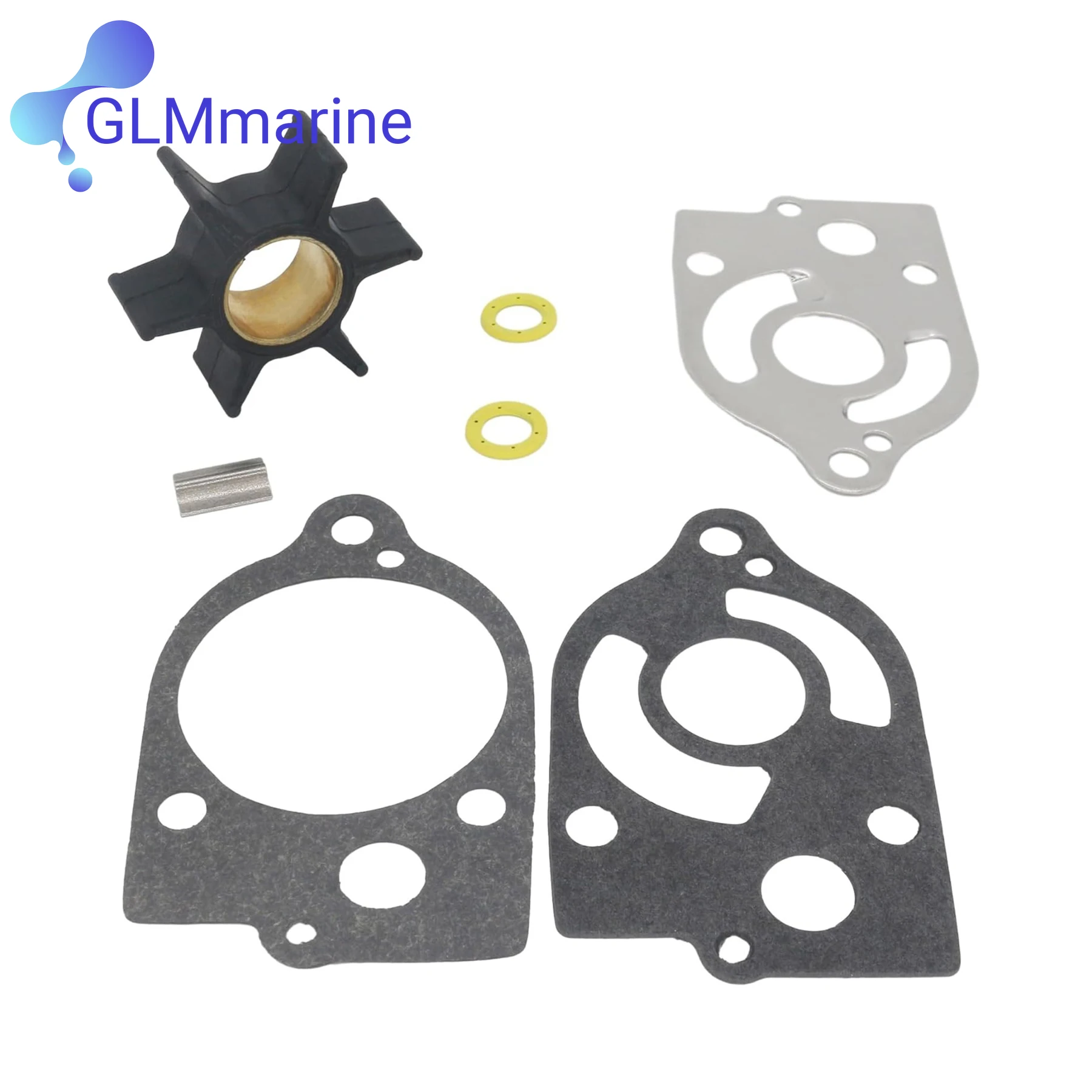 

47-89983 Outboard Water Pump Impeller Repair Kit for Mercury Mariner 2 Str 30 to 70 HP Replaces 47-8983T 47-65959 47-20268 89830