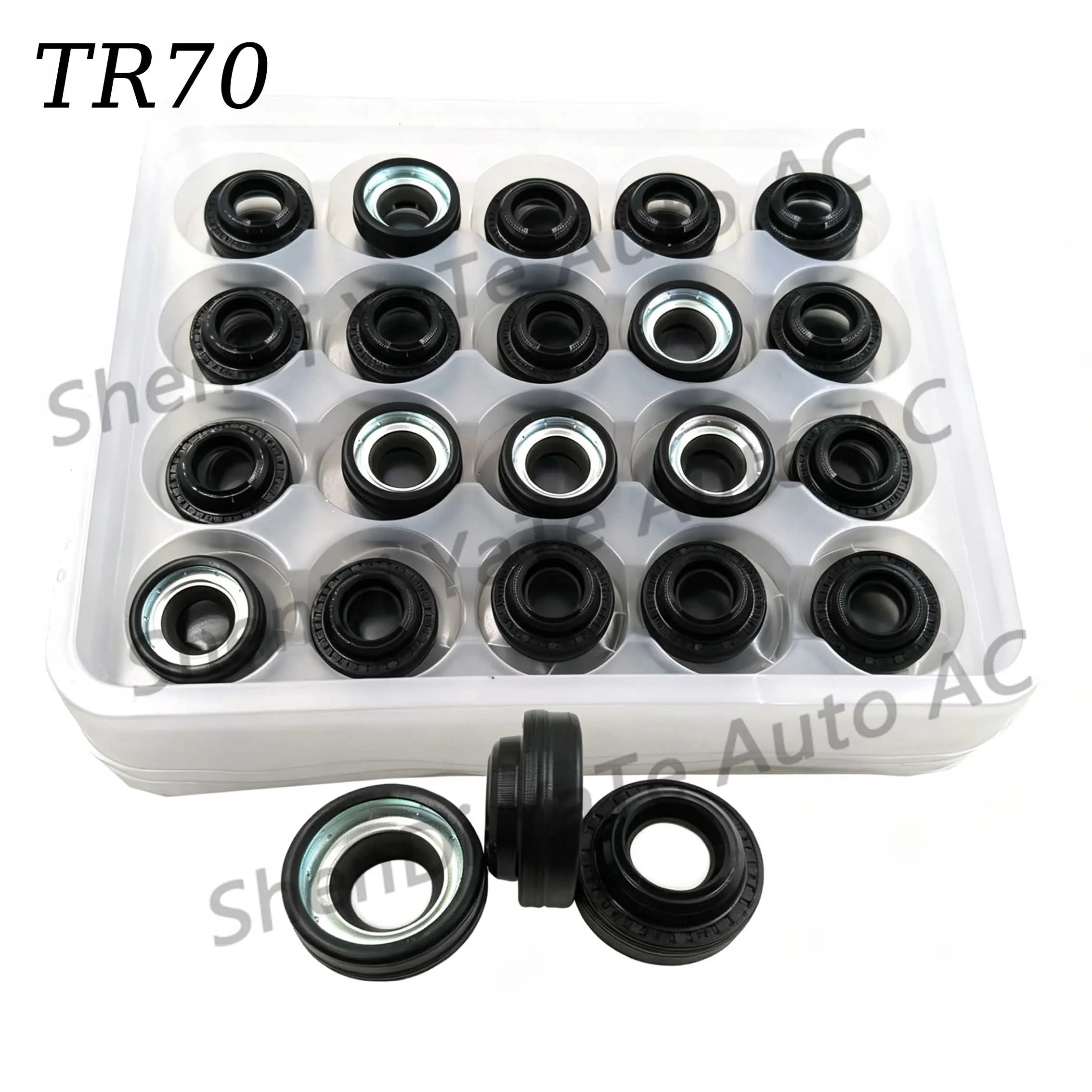 1K0260859F Car A/C Compressor Shaft Seal Oil Seal Stamps for Saden PXE14 PXE16 TR70 Golf VII R134a Compressor Repair Parts