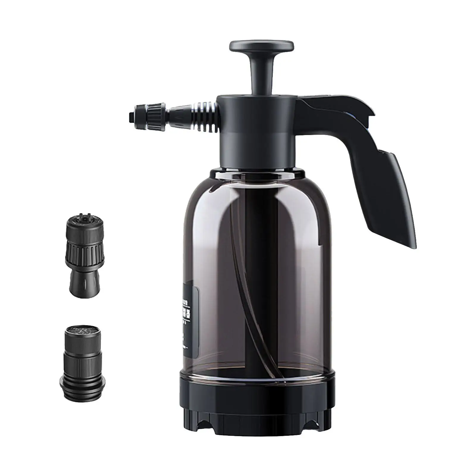 Pulvérisateur de mousse transparent 2000 ml pour lavage de voiture, jet continu pour le detailing automobile