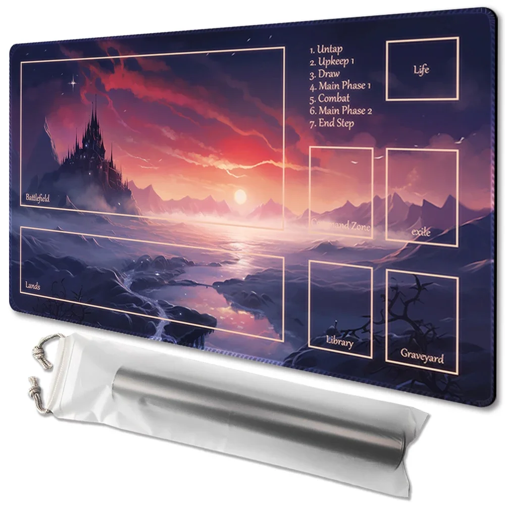 The Morning-Board Game MTG Playmat Table Mat Game Size 60X35 CM Mousepad Compatible for TCG CCG