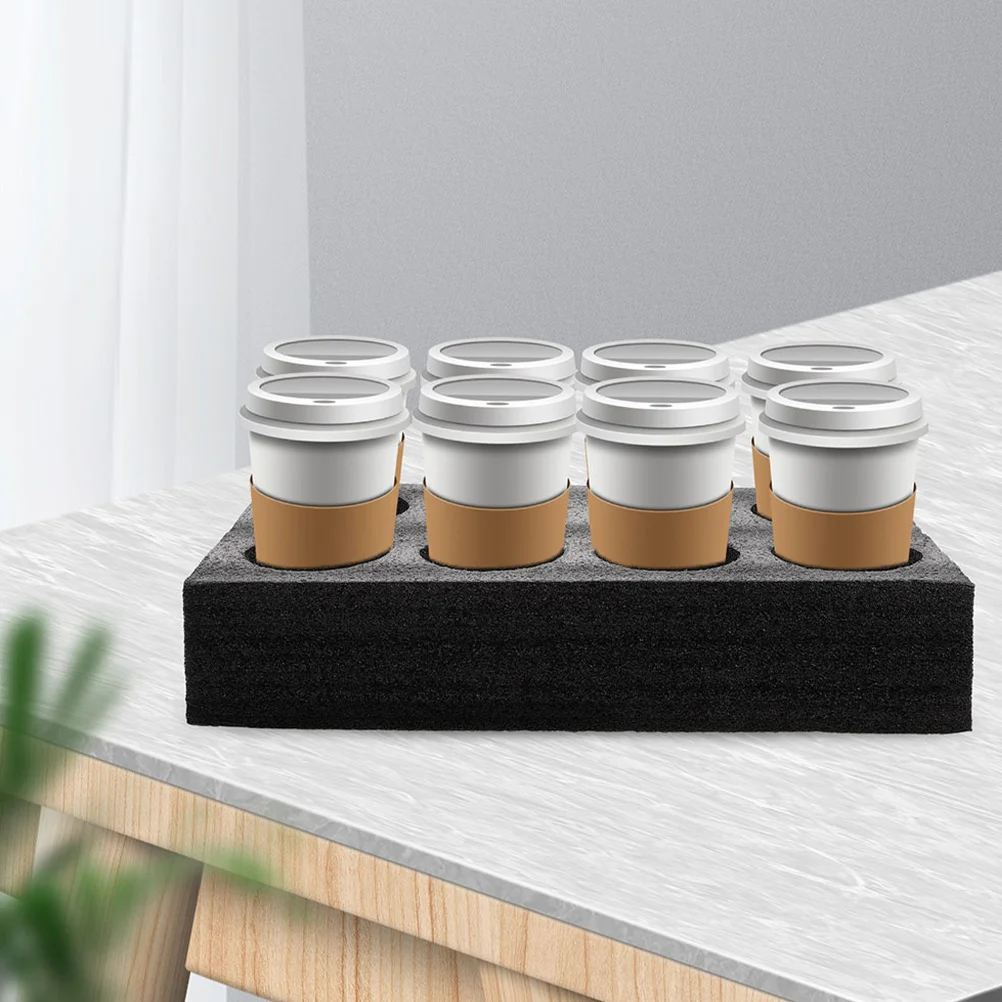 

3Pcs Multi-Hole Beverage Holder Portable Drink Carrier Tray Lightweight Cup Holder for Takeout Coffee Tea Transport