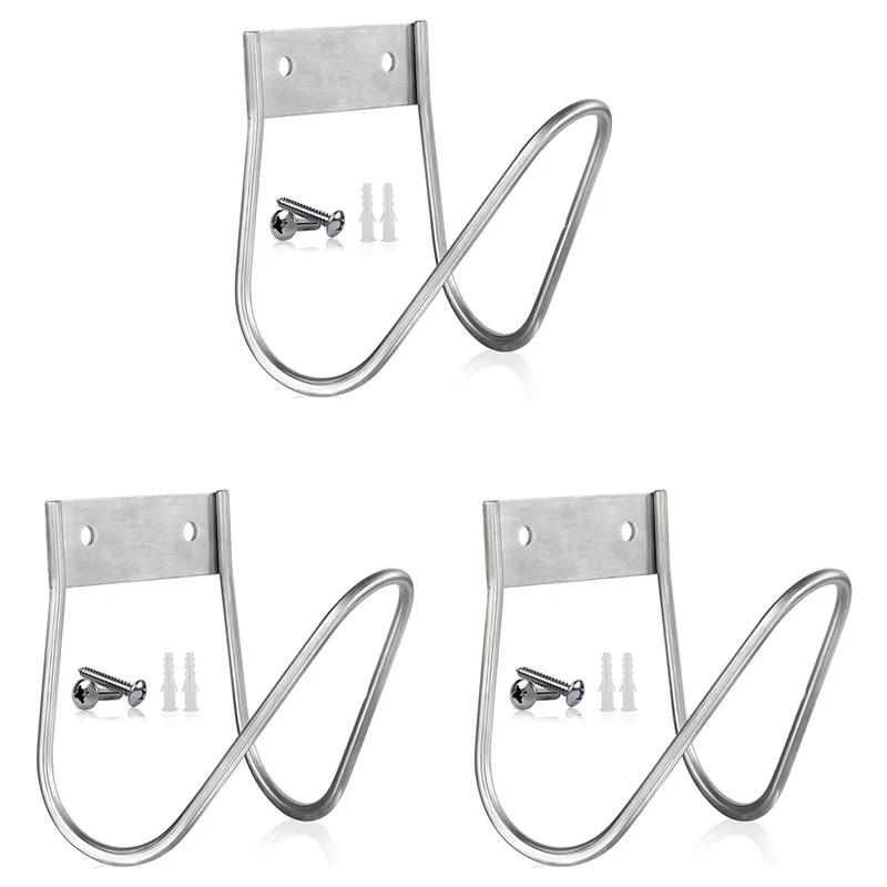 

WORTHOWN-3X Garden Hose Hanger,Heavy Duty Garden Hose Hanger Wall Mount For Water Hose, Extension Cords, Air Compressor Hose