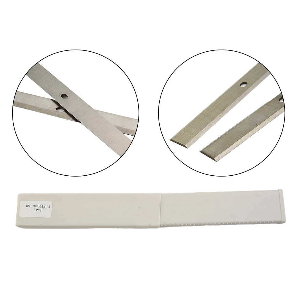 Blade Planer Power Tools Protable 1/16inch 15/32inch Workshop Home Len 12-1/2 Inch Reliable TP305 2Pcs  Blade Planer