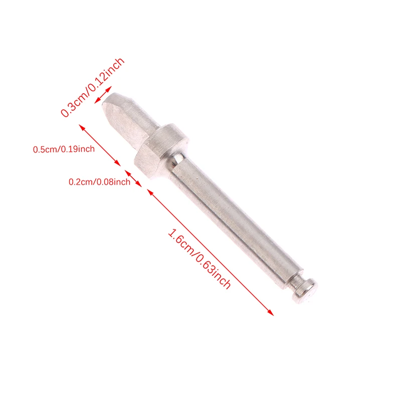 Aço inoxidável Dental Mandril, RA Shank Ferramenta Rotativa, Handle para Silicone Composite Polisher, Baixa Velocidade Handpiece, CA, 2.35mm, 1Pc