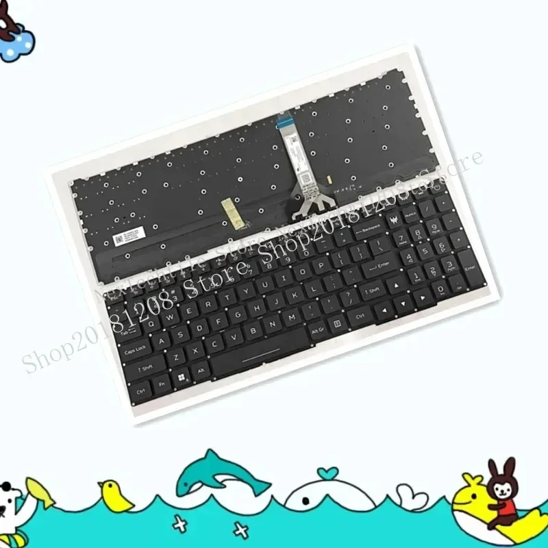 L Q  New  For Predator Helios NEO 16 PHN16-71 PHN16-72 US RGB Backlit Keyboard