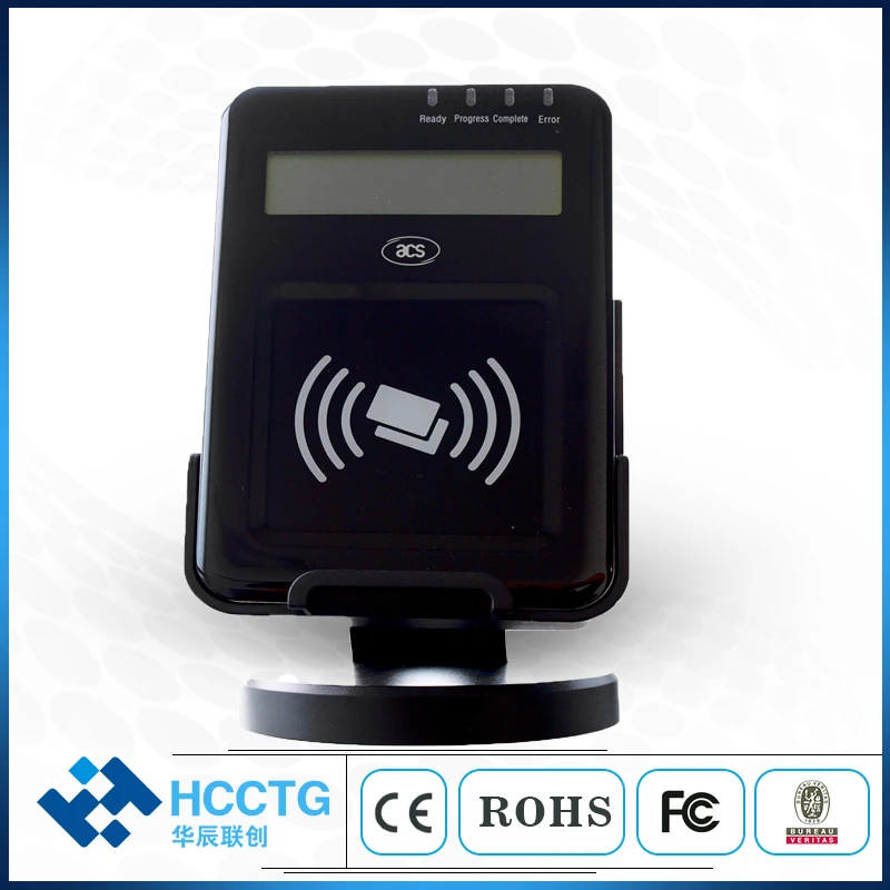 

Visual Vantage 13.56 MHz NFC USB Access Control System Rfid Card Reader With LCD ACR1222L