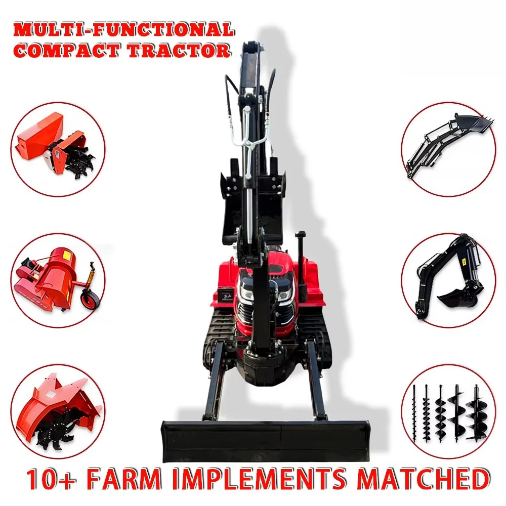 Hot Selling CE Certified 50HP Track Type Tractor Bulk Order Wood Chipper Forestry Operation Timber Processing Equipment