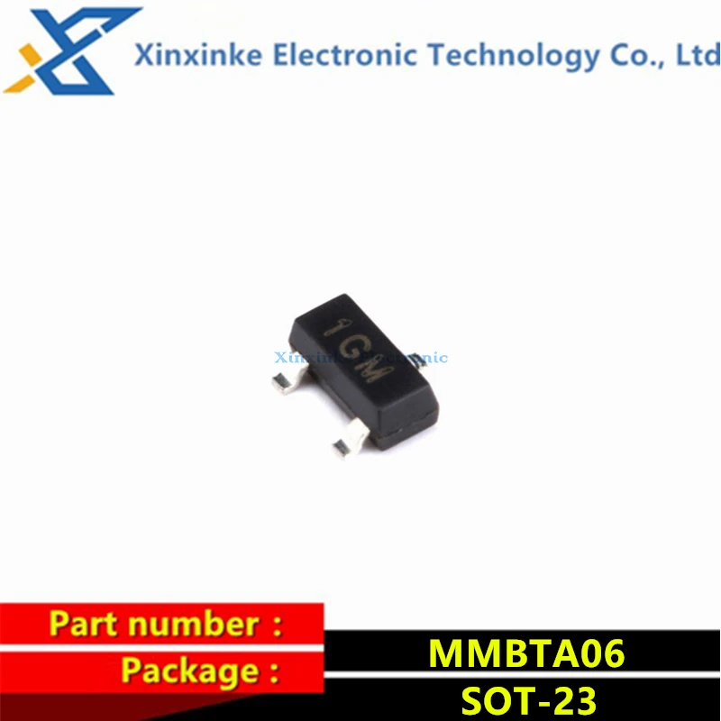 Bộ 50 MMBTA06 SOT-23 Transistor NPN 80V 0.5A SMD Triode
