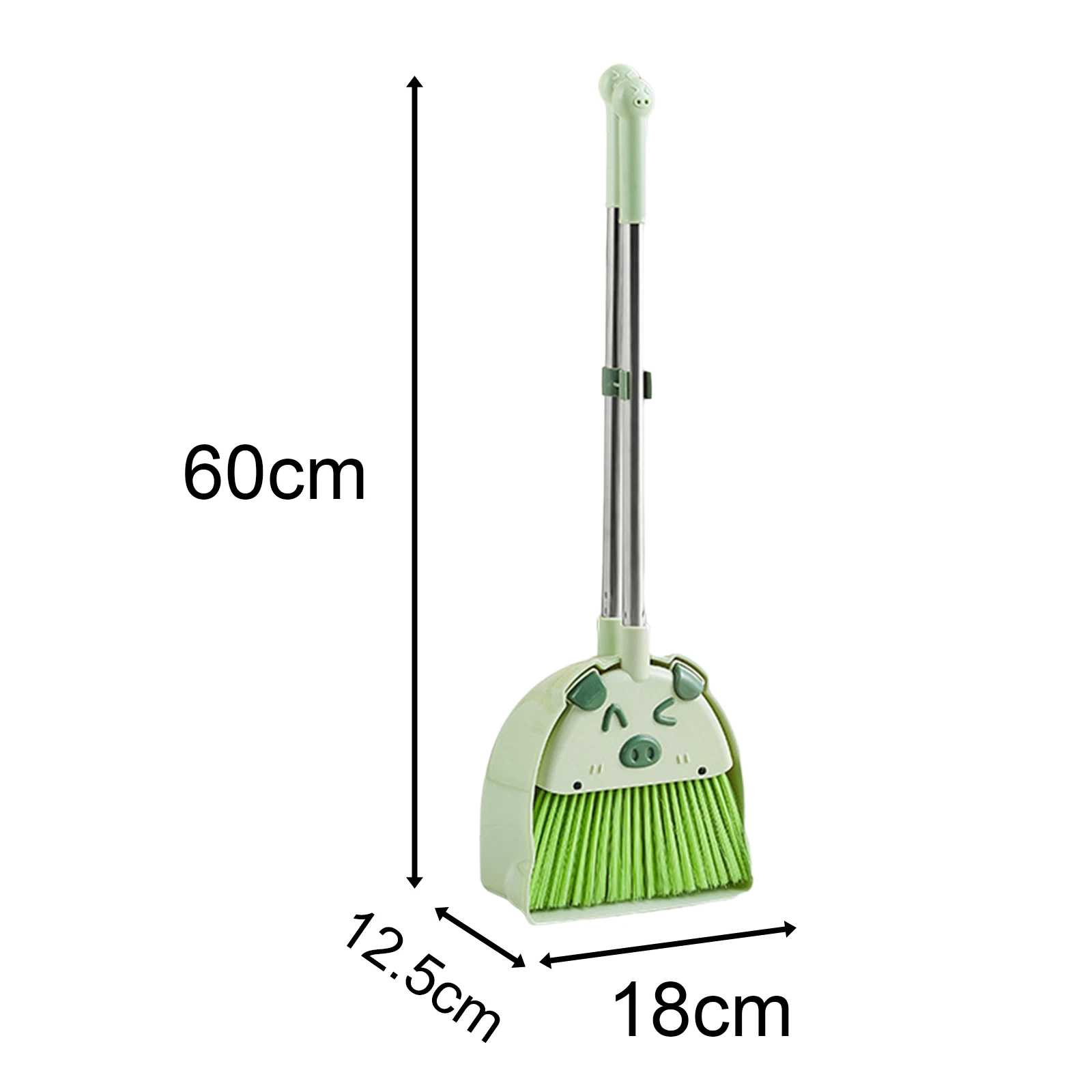 Kids Broom Dustpan Set Educational Toy House Cleaning Gifts Funny Kids Cleaning Set for Age 3-6 Girls Boys Birthday Gifts