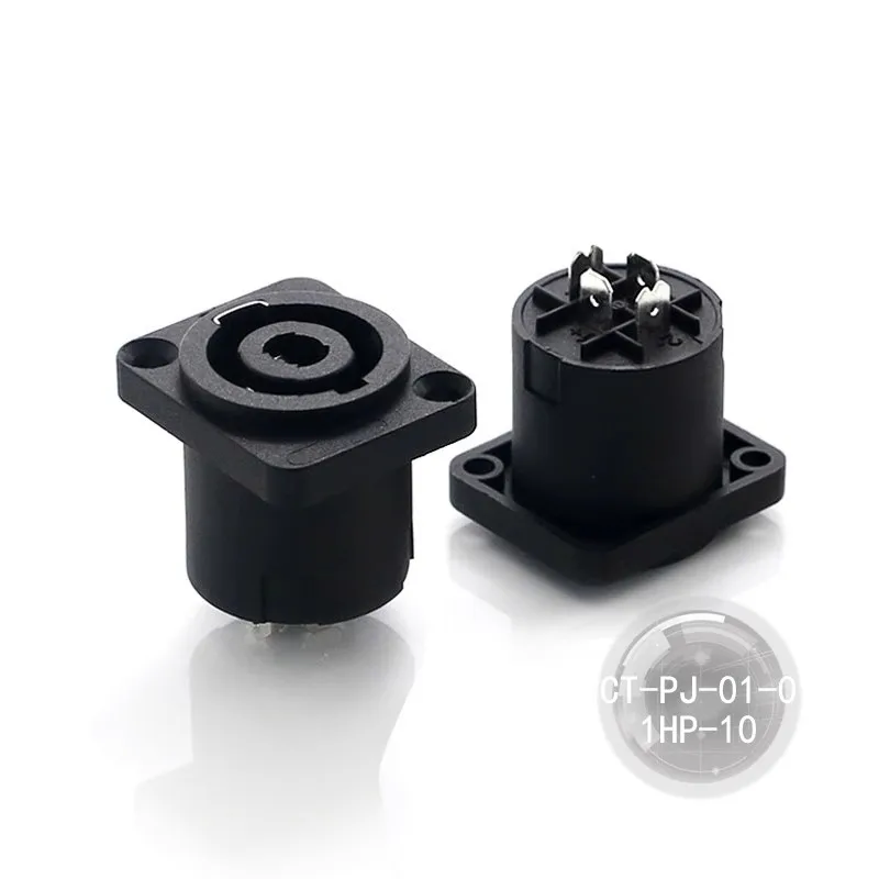

50 шт. CT-PJ-01-01HP-10 аудиоразъем черный квадратный усилитель микшер Kathong штекер динамик интерфейс динамика