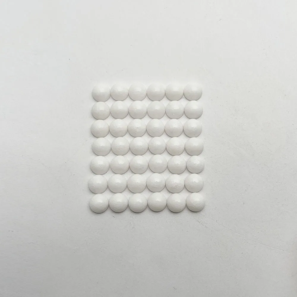 Fashion new good white marble 8MM 50pc Natural Stone round Bead Charm cabochon jewelry making Necklace ring accessories no hole