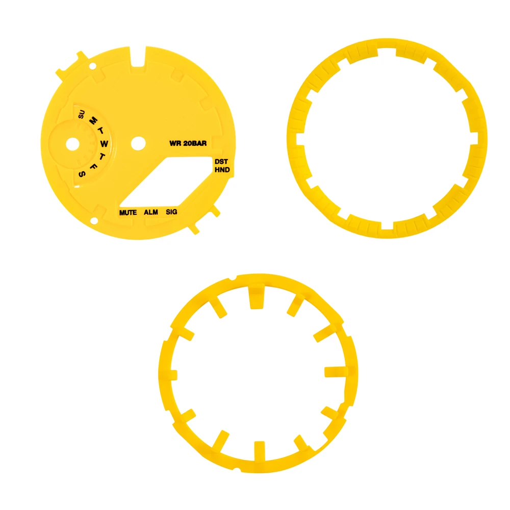 GMA-S2100 Watch Modification Ring Set For Casio GMA S2100 Modified Dial Bezel Ring DIY Index Scale Ring Replacement Accessory