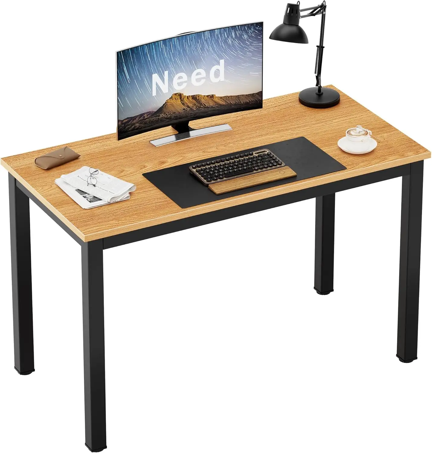 

Small Computer Desk Writing Desk 39 /8'' L Study Desk for Small Space Sturdy and Heavy Duty Office Desk for Dormitory/M