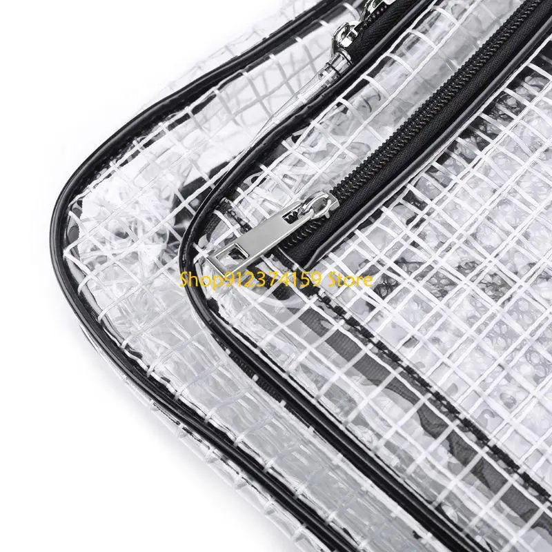 

G5AE Unisex Antistatic Clear Rakcpack Trave Proughs Sags Sags Pvc Rucksack инженер тоже