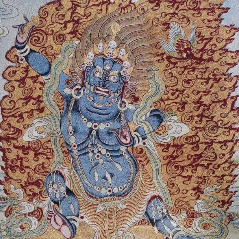 Antichi produttori vari all'ingrosso antico Distressed Thangka Jiangsu ricamo Tibet Thangka One Piece Dropshipping