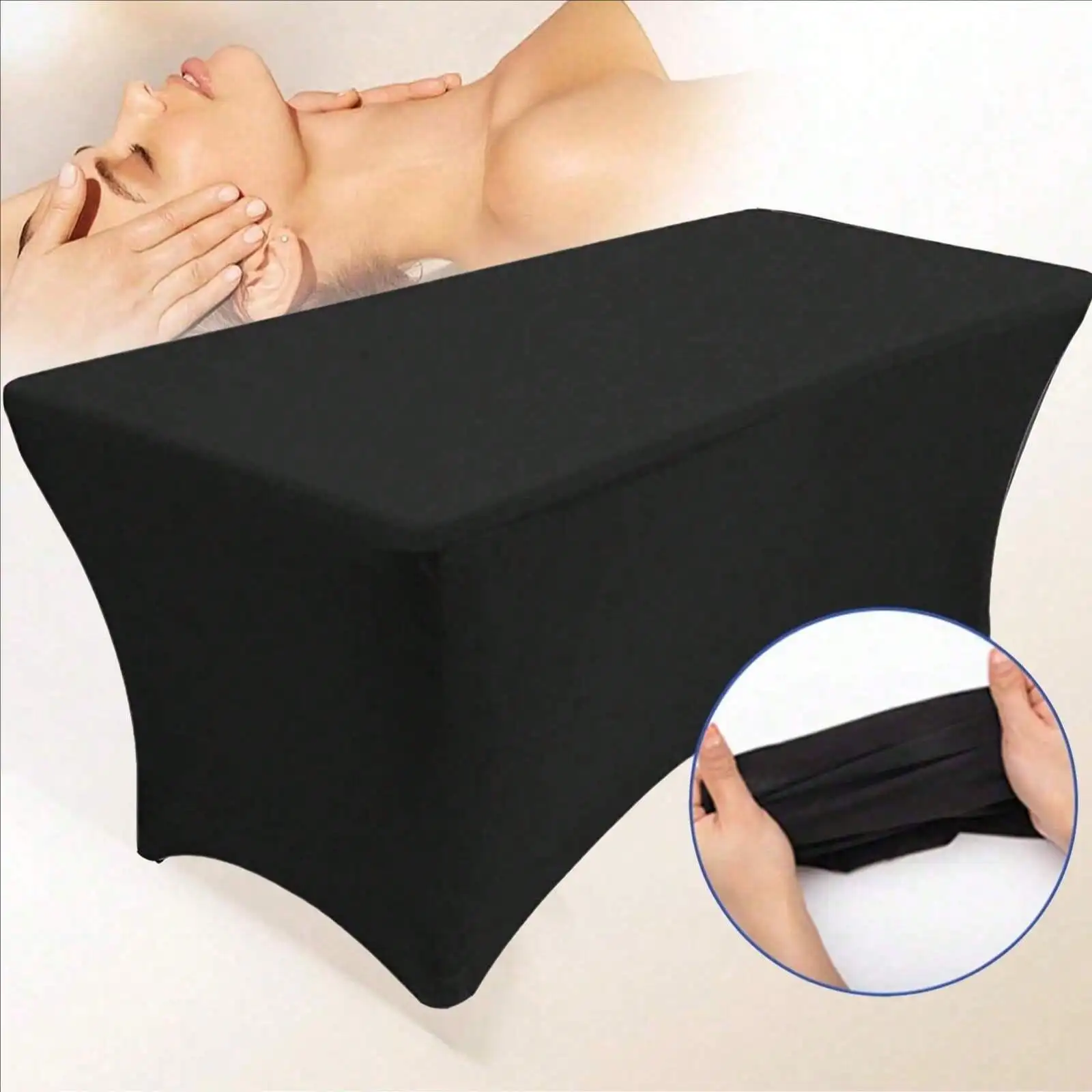 

1pc 6FT Salon Massage Bed Cover Sheets Stretchy Lash Extension Bed Sheet Fitted Massage Table Cover For Lash Bed Beauty Salon