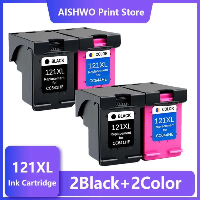 Conmpatible 121XL Ink Cartridge for hp 121 xl  hp121 For Deskjet D2563 F4283 F2423 F2483 F2493 F4213 F4275 F4283 printer