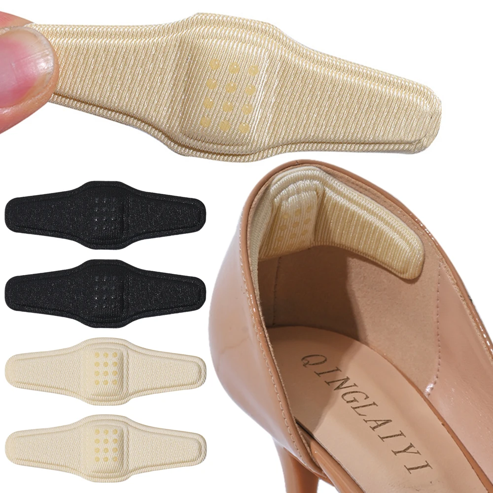 5pairs Heel Insoles Patch Pain Relief Anti-wear Shoe Cushion Pads Feet Care Heel Protector Adhesive Back Sticker Shoes Insert