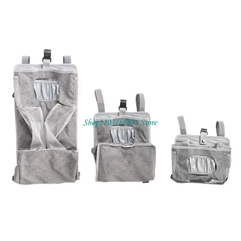 R53F Diaper Stacker Hanging Storage Bags Nursery for Changing Table Crib or Wall Baby Shower Gifts