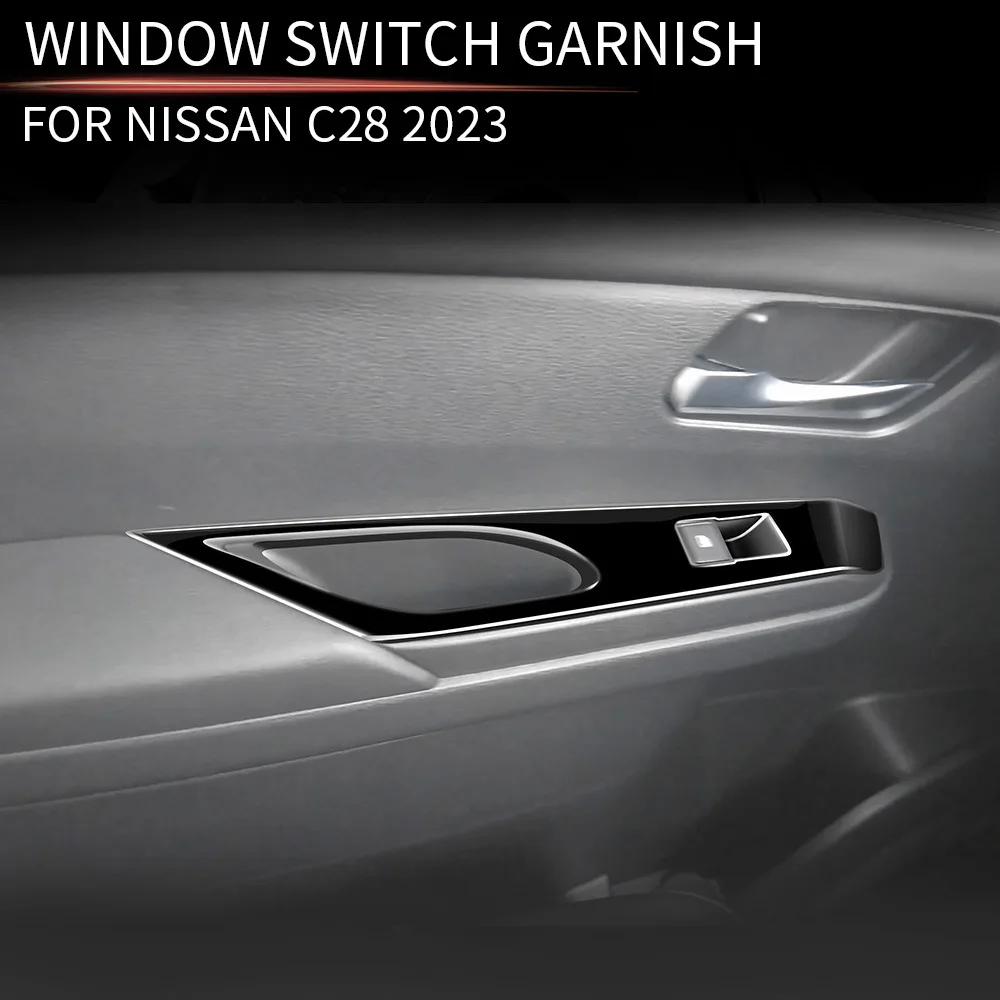 

Чехлы на панели управления переключателем окна автомобиля, совместимые с NISSAN SERENA C28, аксессуары для интерьера 2023 2024 2025 для правого руля