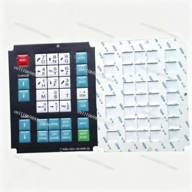 A98L-0001-0518#M 02 A98L-0001-0518 0M CNC HMI Membrane Keypad buttons for Fanuc Machine Operator Panel