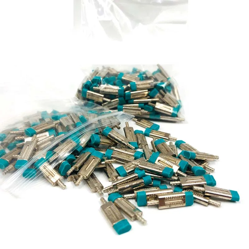 100Pcs Dental Lab Dowel Pin Dental Lab Stone Model Work Use Double Twin Master Pins with Sleeves with Pindex