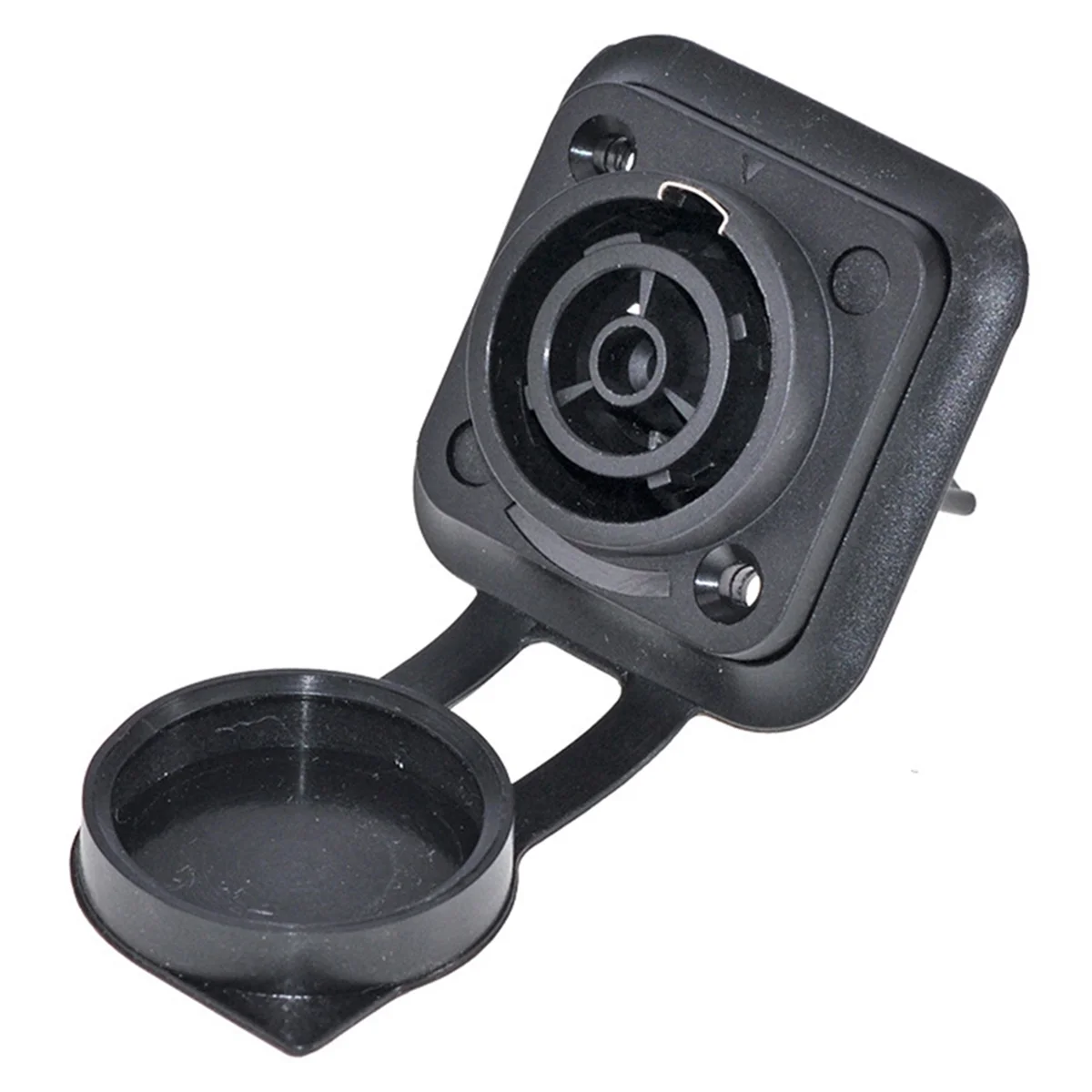 ผู้ถือจอแสดงผล LED กันน้ำอุปกรณ์แสงเวทีอเนกประสงค์ที่สะดวกผู้ถือขั้วต่อไฟฟ้า, A-สีดำ