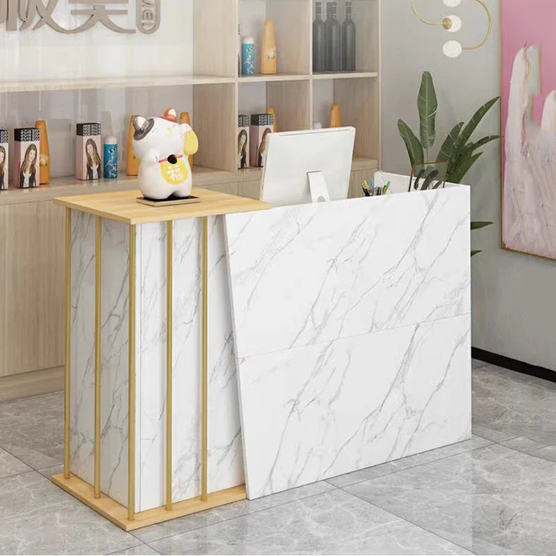 

Beauty Institute Counter Modern Furniture Vintage Office Clothing Store Display Table Professional Bureau Meuble Desk Reception